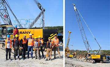 SANY SCC600E TERCİH EDİLDİ, VİYADÜK İNŞAATINDA HIZLI VE VERİMLİ ÇALIŞMA