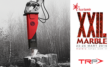 TRP MARKAMIZ CP İLE MARBLE 2016 FUARINA HAZIR