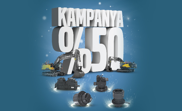 HİDROLİK KOMPONENTLERDE YIL BOYU %50 KAMPANYA!