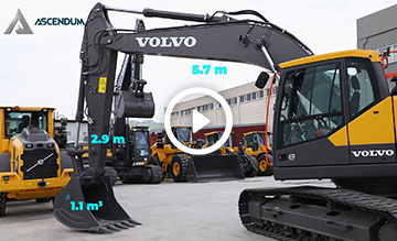 Volvo EC220E Paletli Ekskavatör