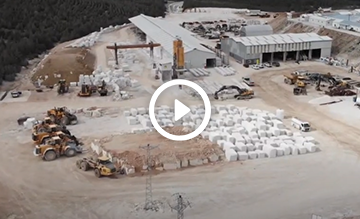 Antalya Mermer - Volvo İş Makinaları ile Saha Çekimi