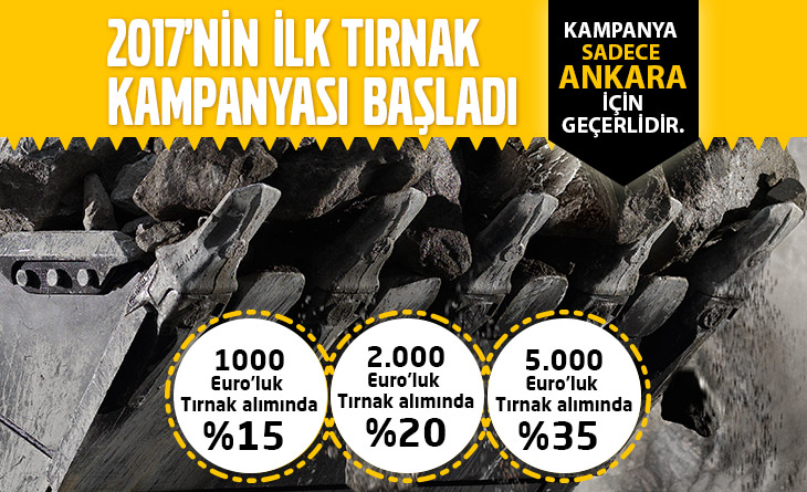 2017'NİN İLK TIRNAK KAMPANYASI ASCENDUM ANKARA'DA BAŞLADI!