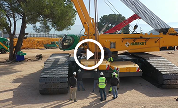 SANY SCC8000A - Hareket Projesi Teslimat Videosu