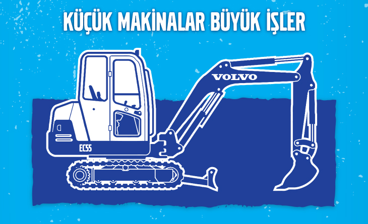 HAZIRLANIN! VOLVO KOMPAKT MAKİNALAR ZİYARETİNİZE GELİYOR! 