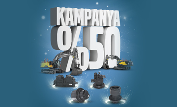 HİDROLİK KOMPONENTLERDE YIL BOYU %50 KAMPANYA!