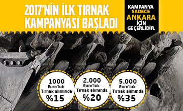 2017'NİN İLK TIRNAK KAMPANYASI ASCENDUM ANKARA'DA BAŞLADI!