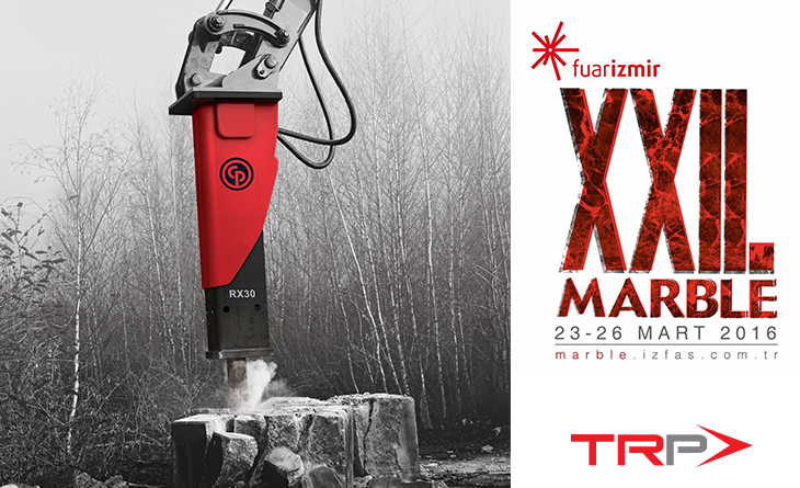TRP MARKAMIZ CP İLE MARBLE 2016 FUARINA HAZIR