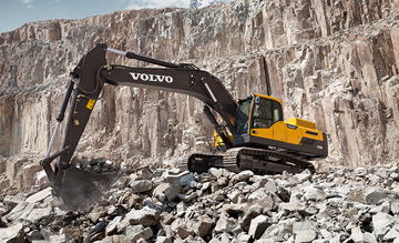 VOLVO KALİTESİNİN ŞANTİYELERDEKİ SİMGESİ D SERİSİ EKSKAVATÖRLERLE YÜKSEK VERİMLİLİK