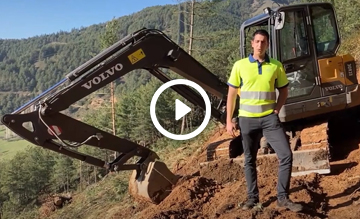 Yeni Volvo EC60E Mini Ekskavatör