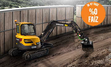 VOLVO KOMPAKT EKSKAVATÖRLERDE DEV KAMPANYA! FAİZİ YOK! AVANTAJI ÇOK!